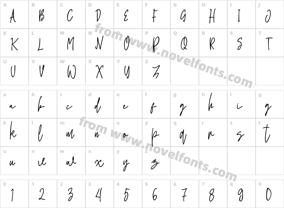 Wolline New RegularCharacter Map