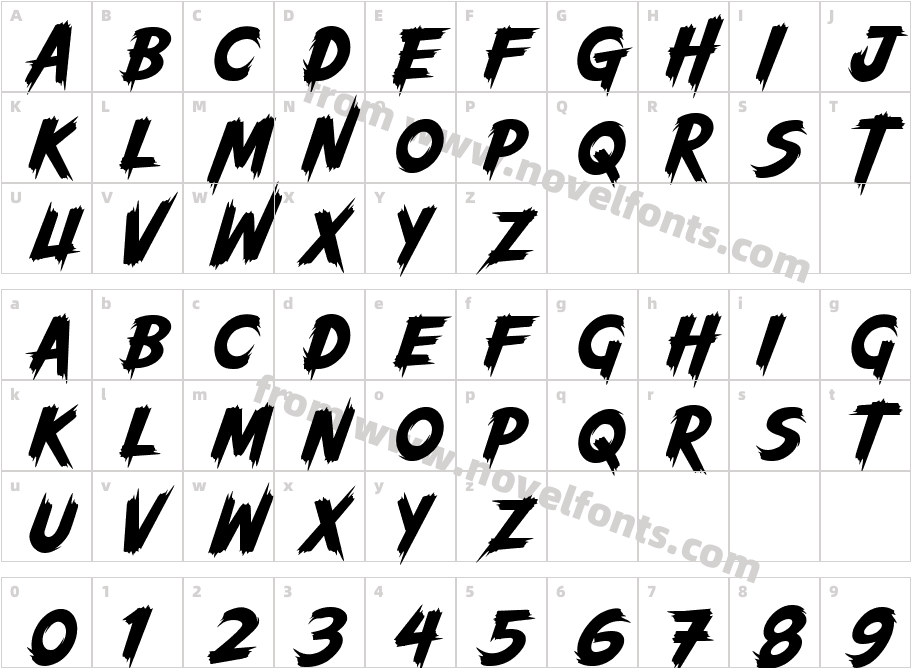 Wolves Vs Monster SlantCharacter Map
