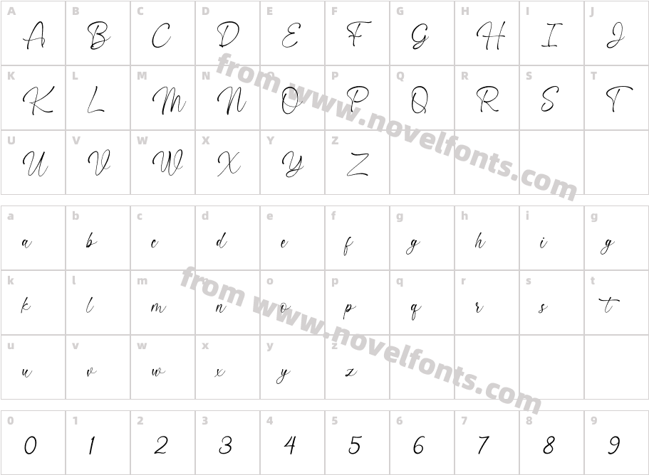 WonderlineCharacter Map