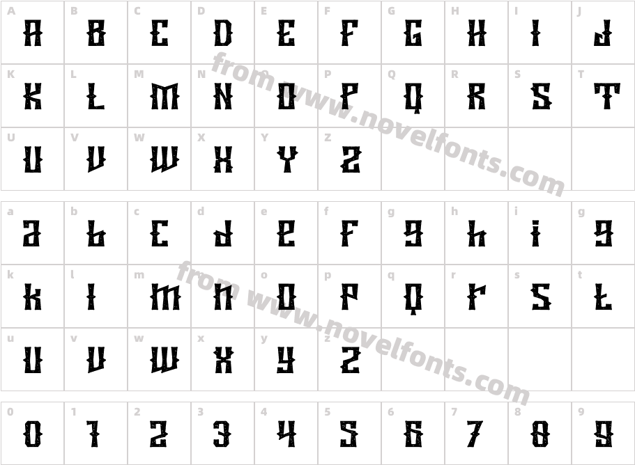 Wooden Bridge TextureCharacter Map