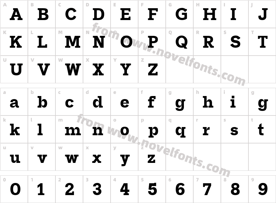 Xantheus regularCharacter Map