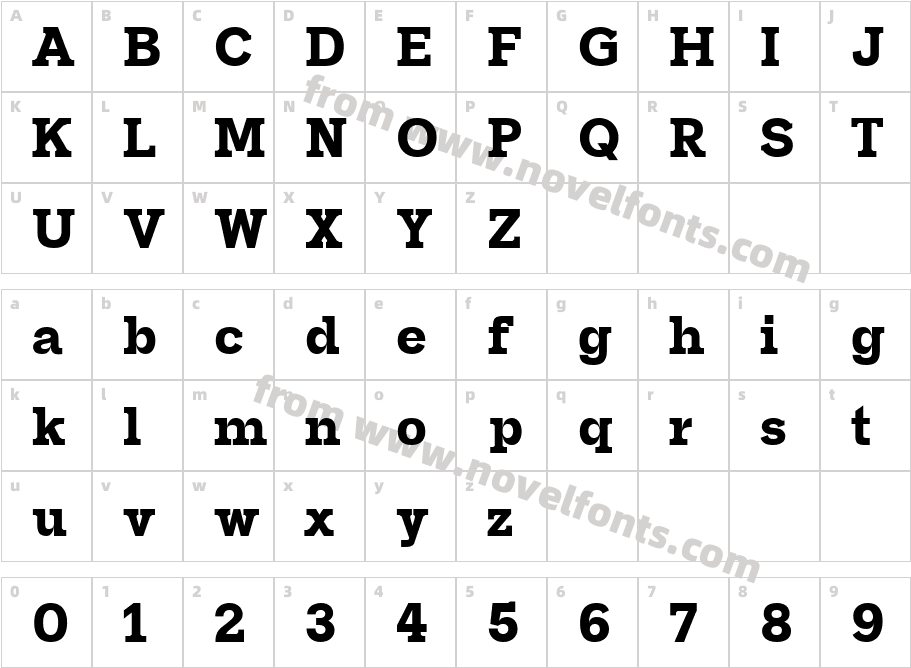 Xantheus regularCharacter Map