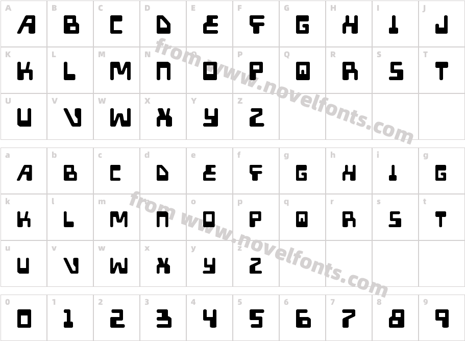 XpedCharacter Map