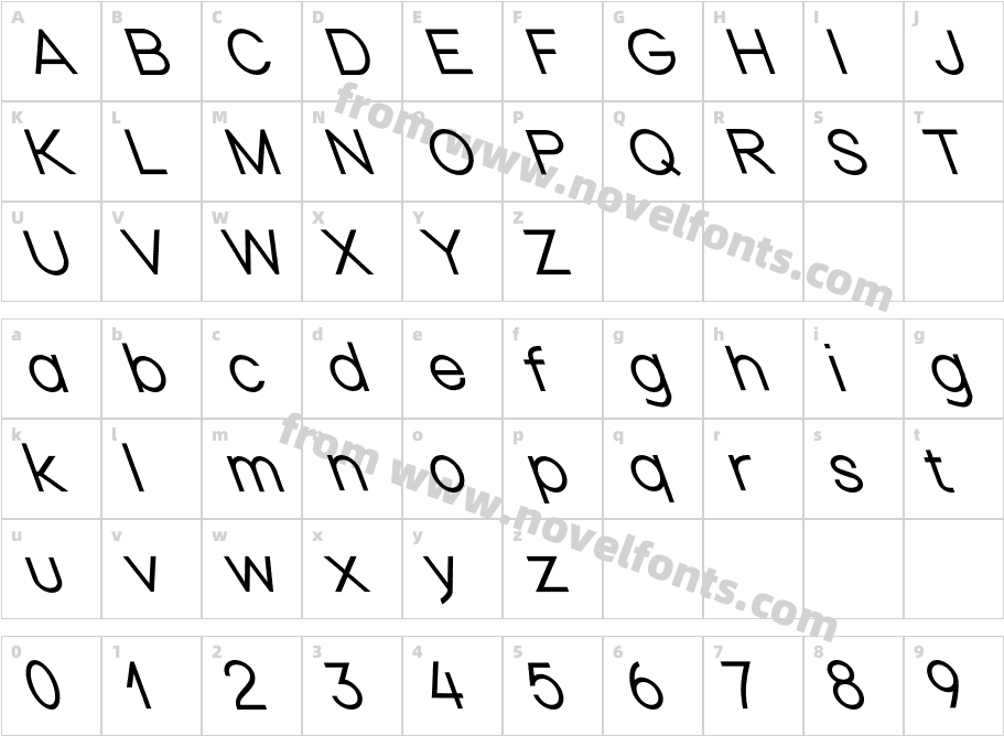 Nordica Classic Light Opposite ObliqueCharacter Map