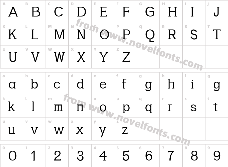 Yahya MediumCharacter Map