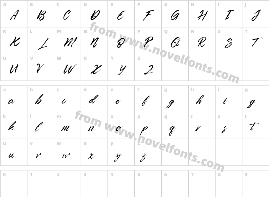 Yon Type Studio.coCharacter Map