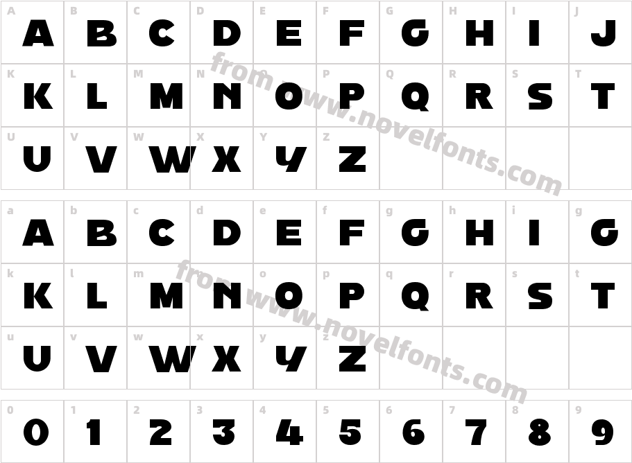 Young Gunners RegularCharacter Map