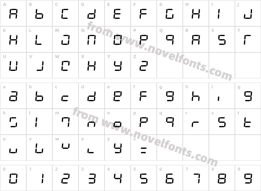 Yourname D7 Central WideCharacter Map