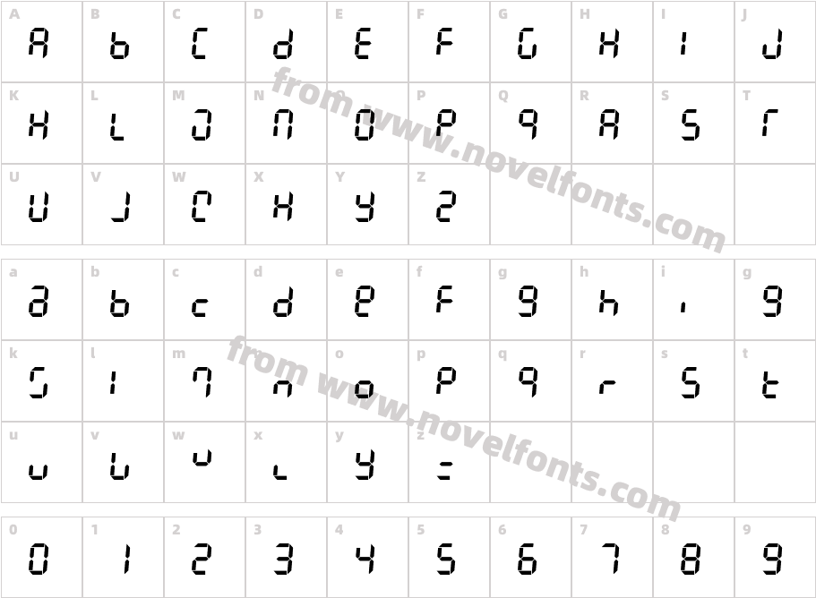 Yourname D7 Industrial HalfCharacter Map