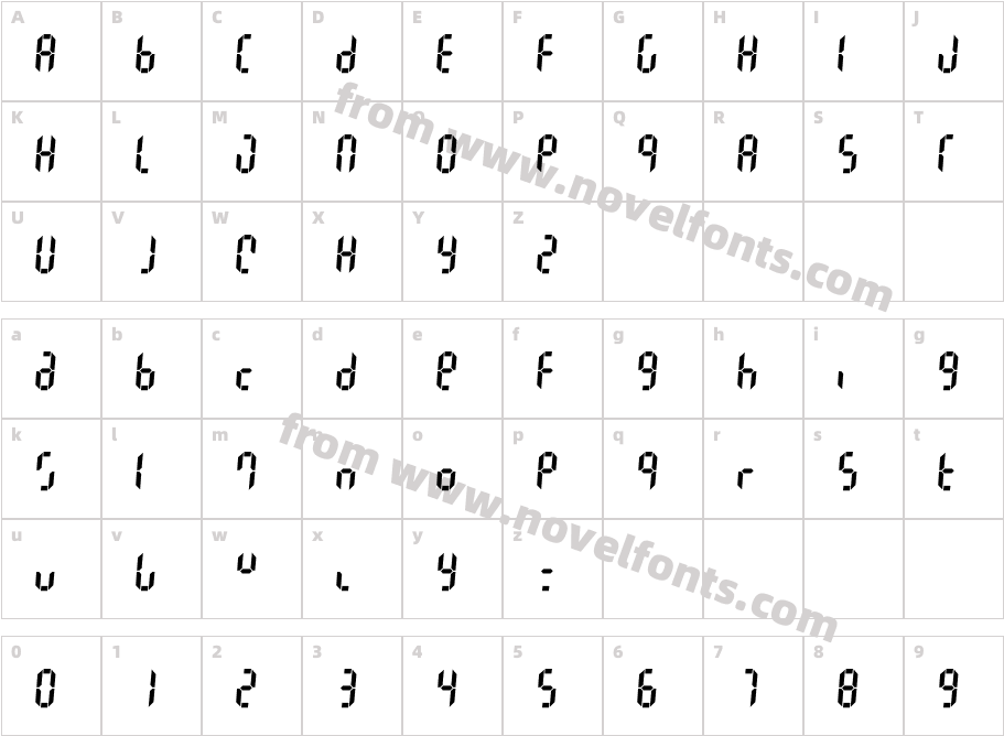 Yourname D7 Jet QuarterCharacter Map