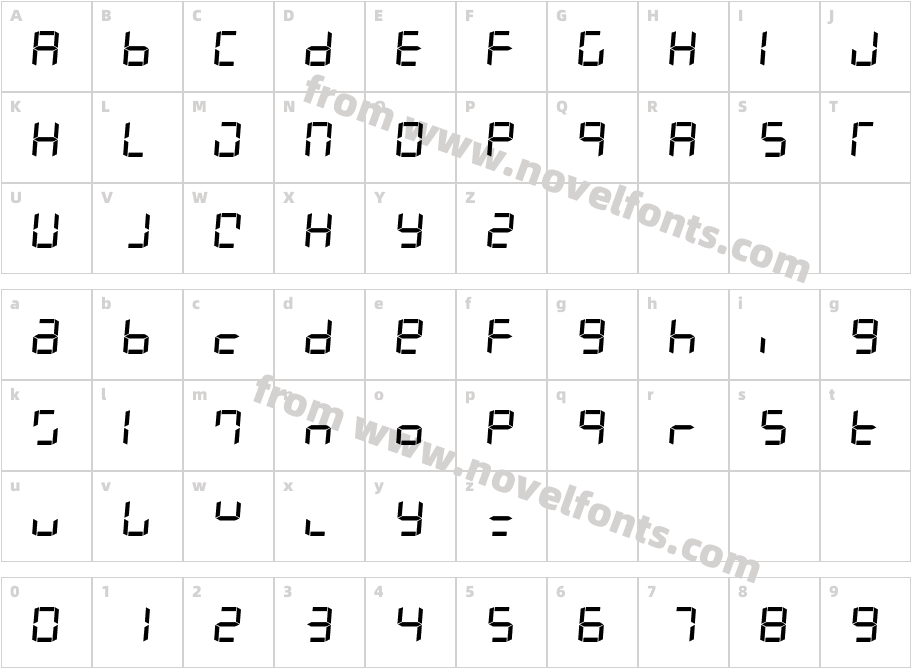 Yourname D7 OpticalCharacter Map
