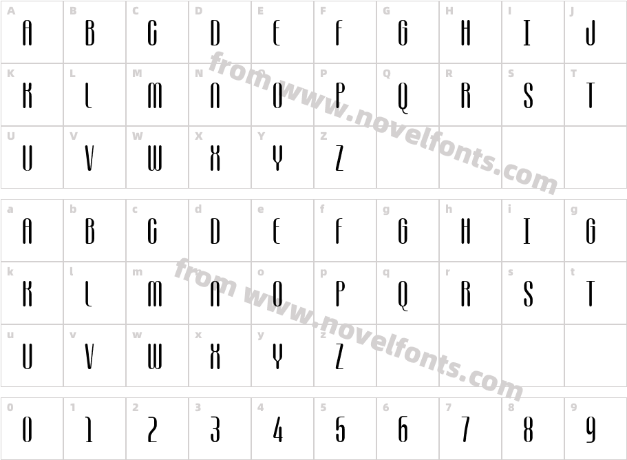 ZT Break Fast Ext Lt Rounded AltCharacter Map
