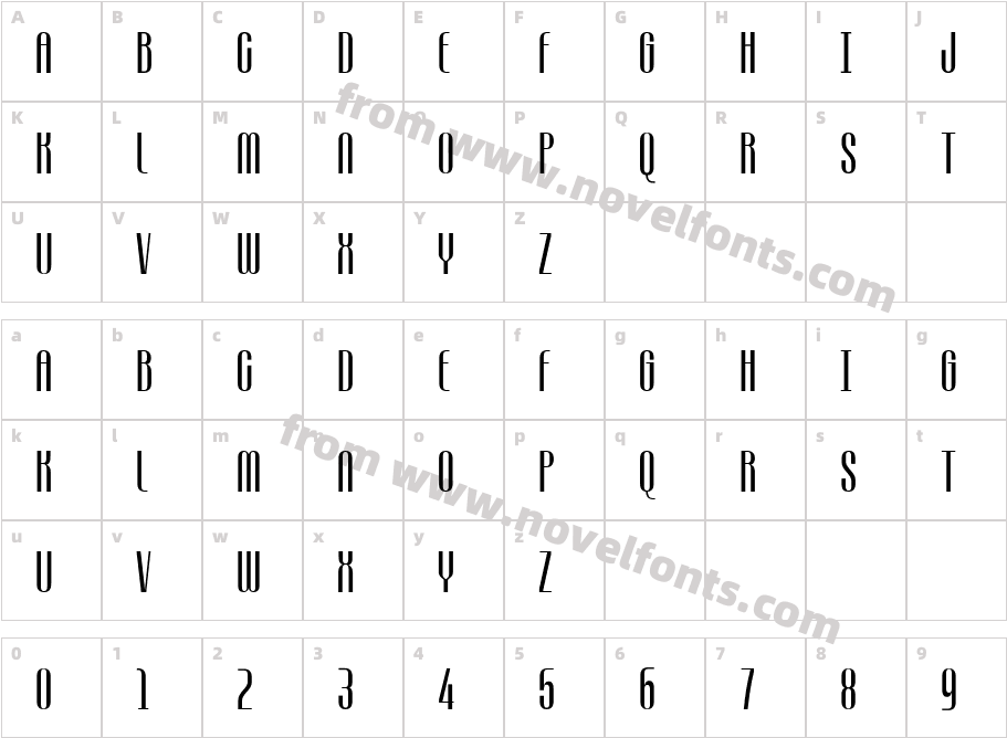 ZT Break Fast Extra Light AltCharacter Map