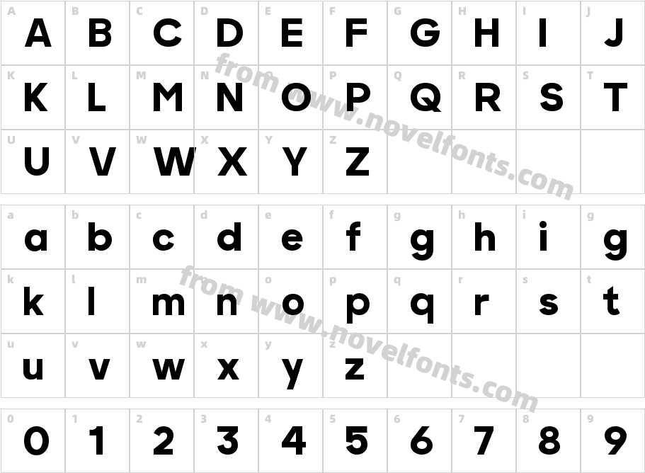 Zacbel_XCharacter Map