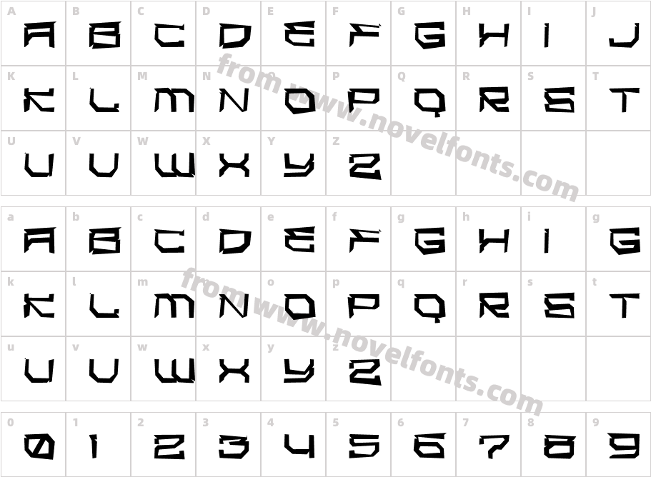 Zegan Wolf GrungeCharacter Map