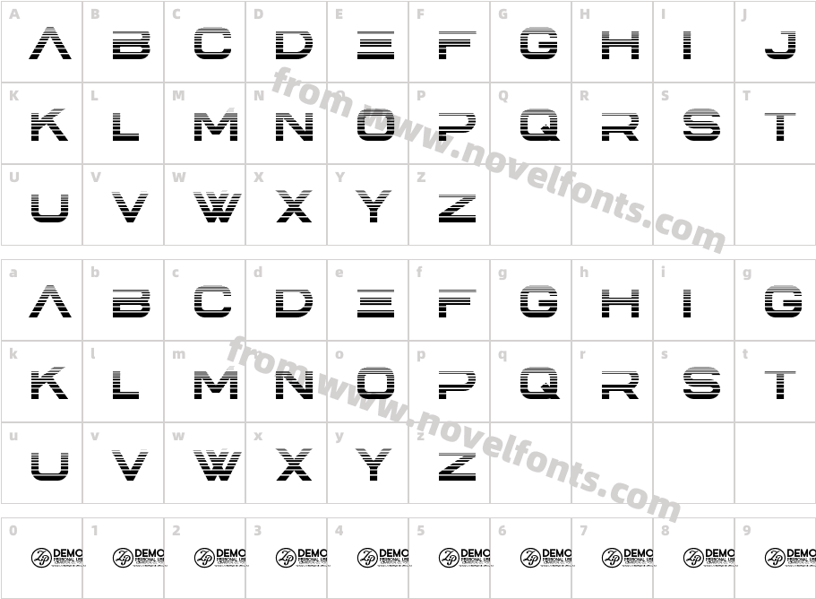 Zilap Orion Personal Use LinearCharacter Map