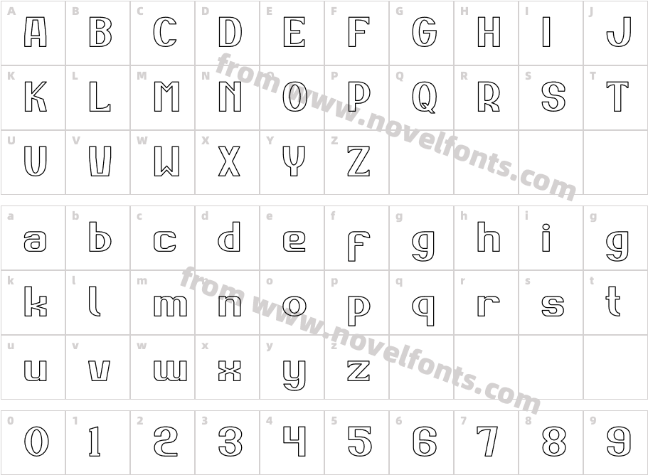 Zoredo Blocker LineCharacter Map