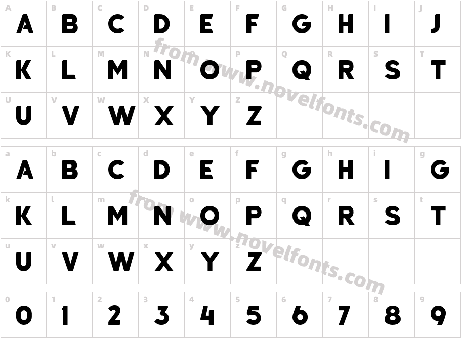 blanticCharacter Map