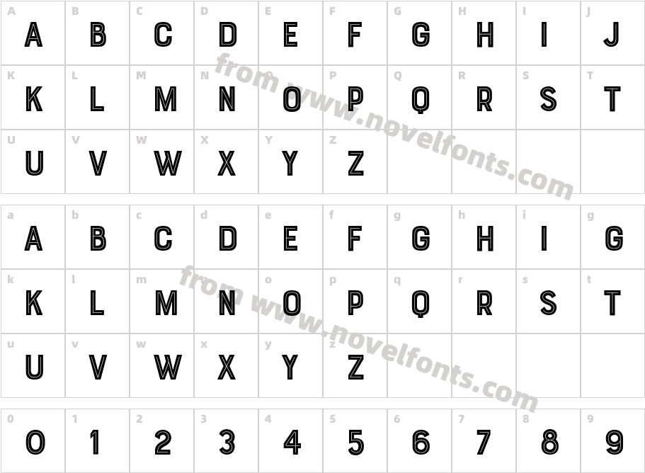bourton w05 inlineCharacter Map