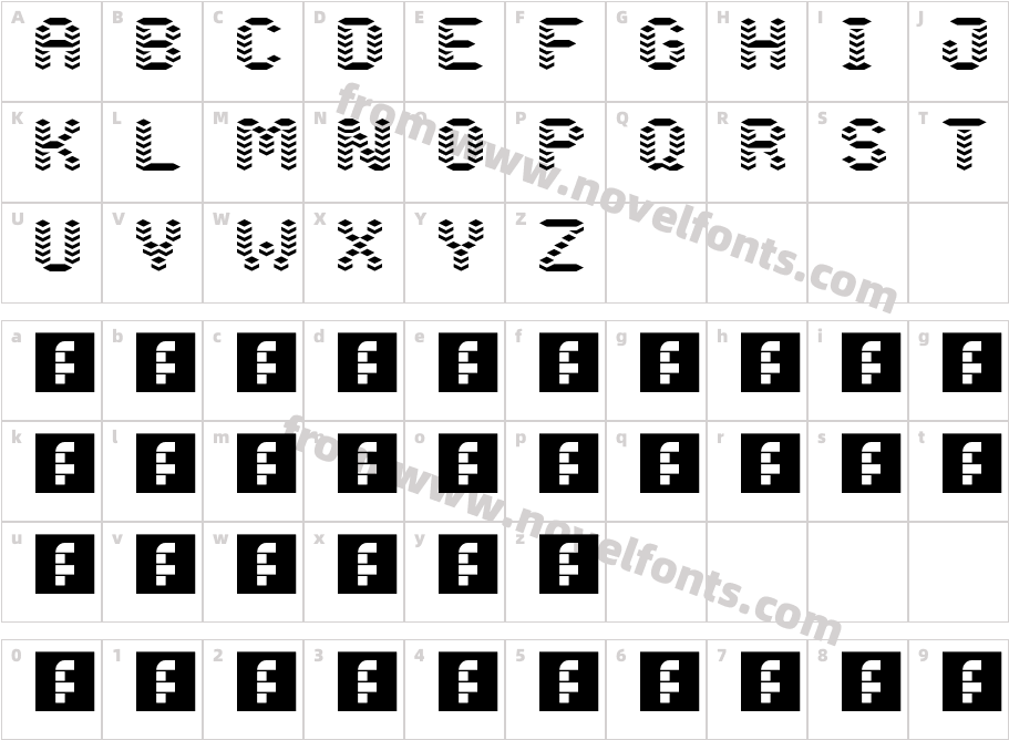 brick block tops RegularCharacter Map