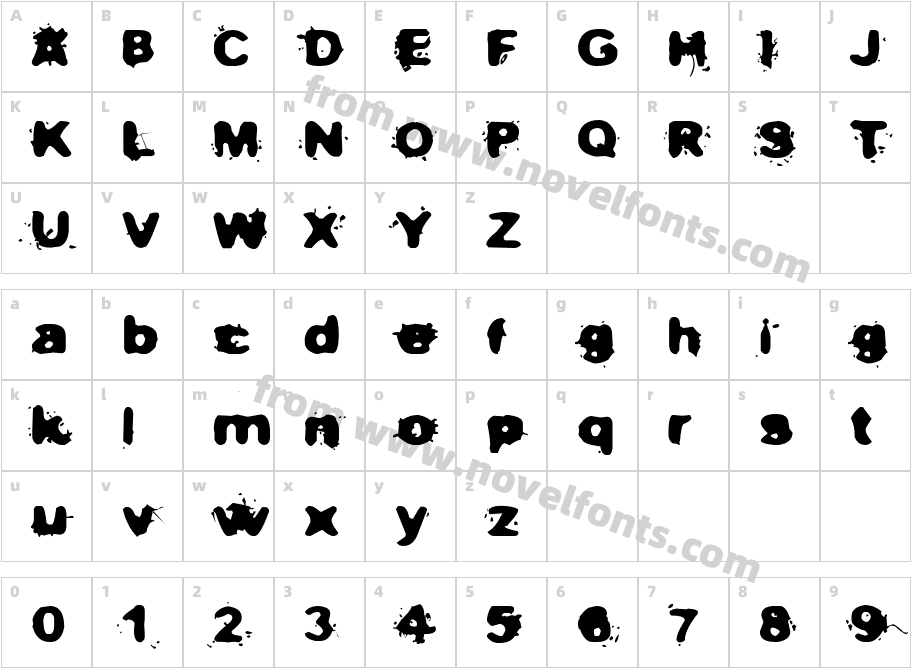 Not now I have a headache!Character Map