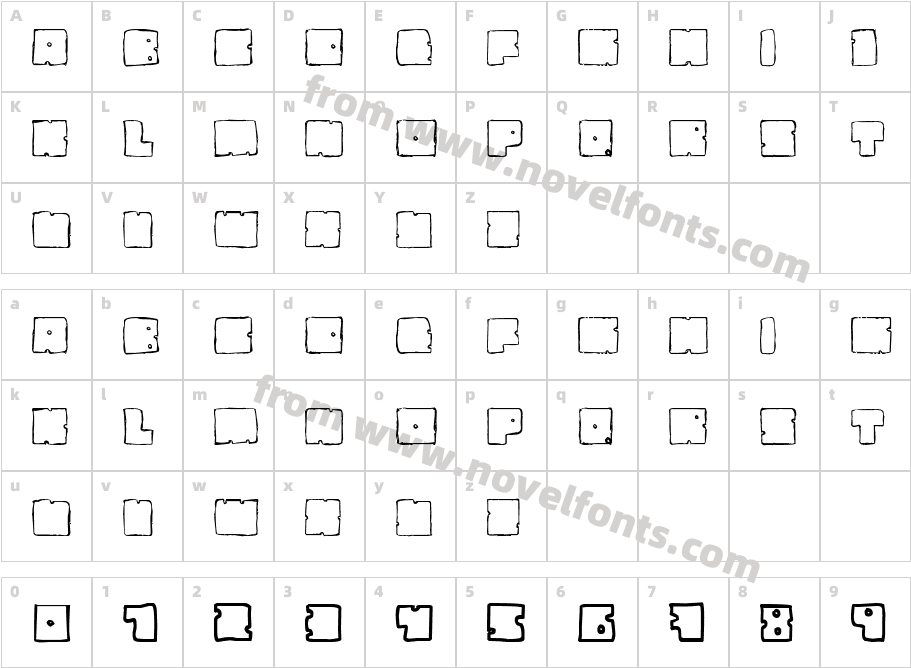 highschool memories ItalicCharacter Map