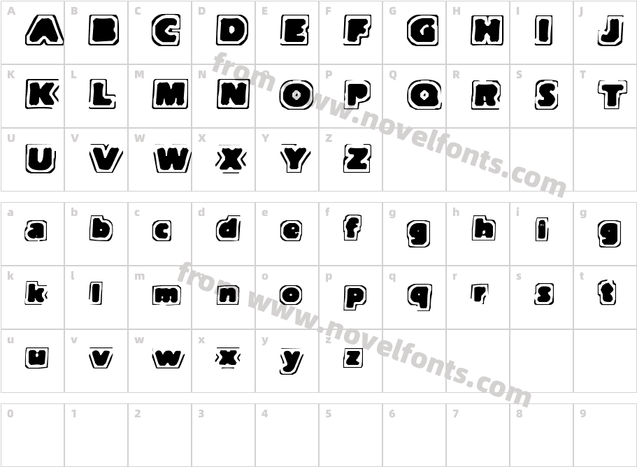 Note Of TerrorCharacter Map