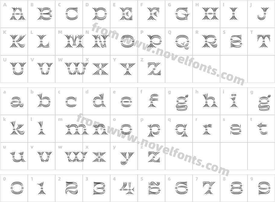 kolinsky bigCharacter Map