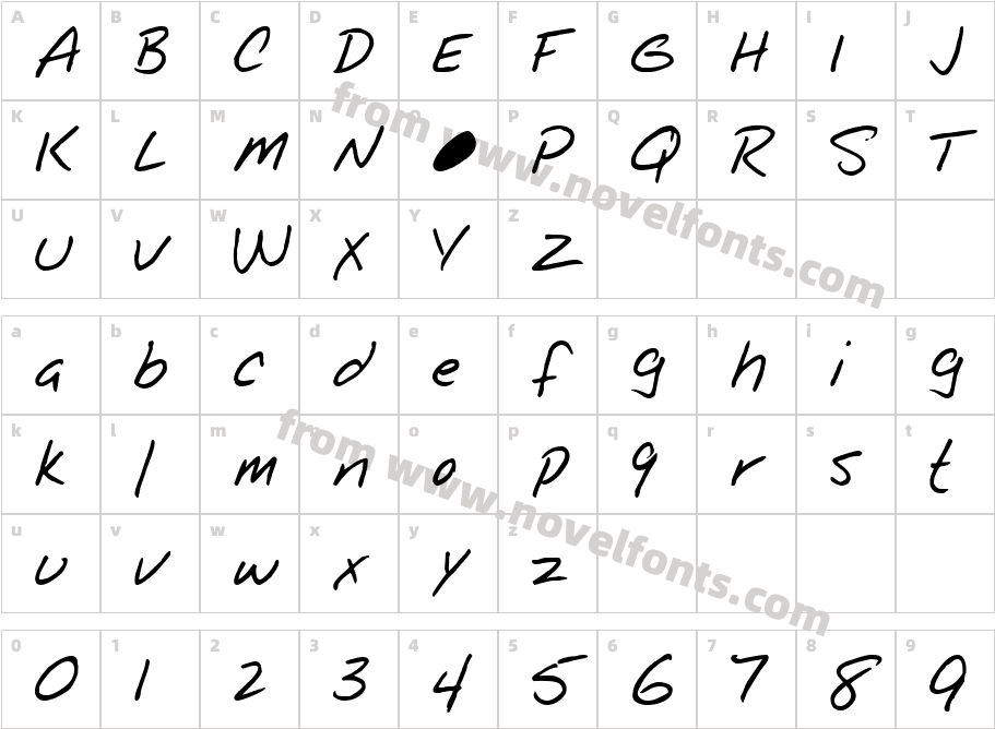 NotepadCharacter Map