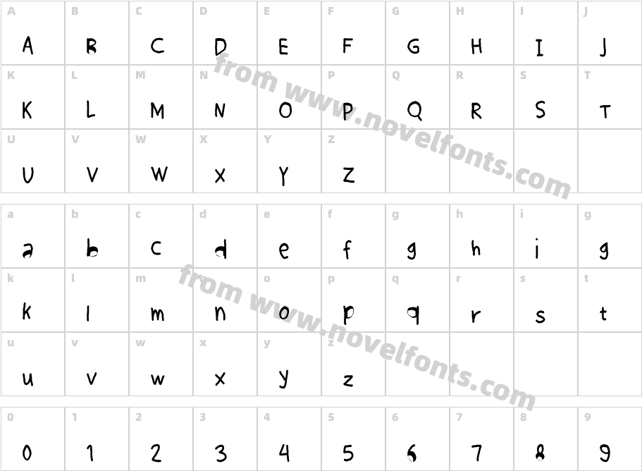 mannafamilyCharacter Map