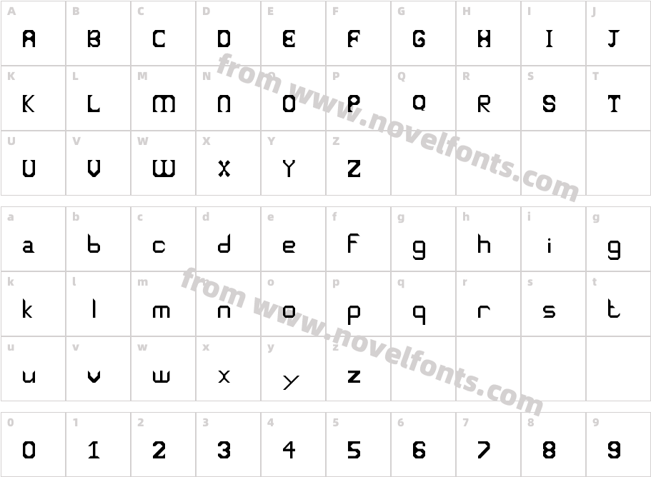 mystiquefonts_first_one_20Character Map