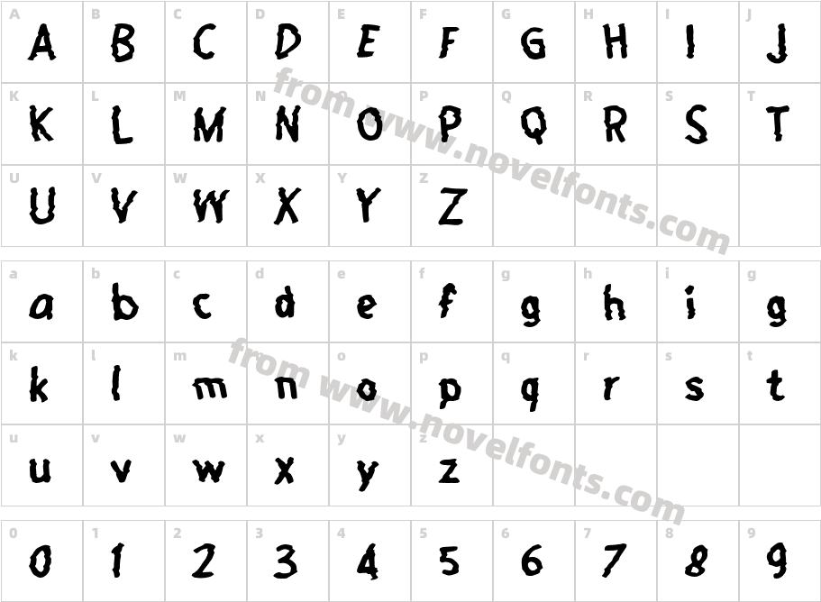 n NorameCharacter Map