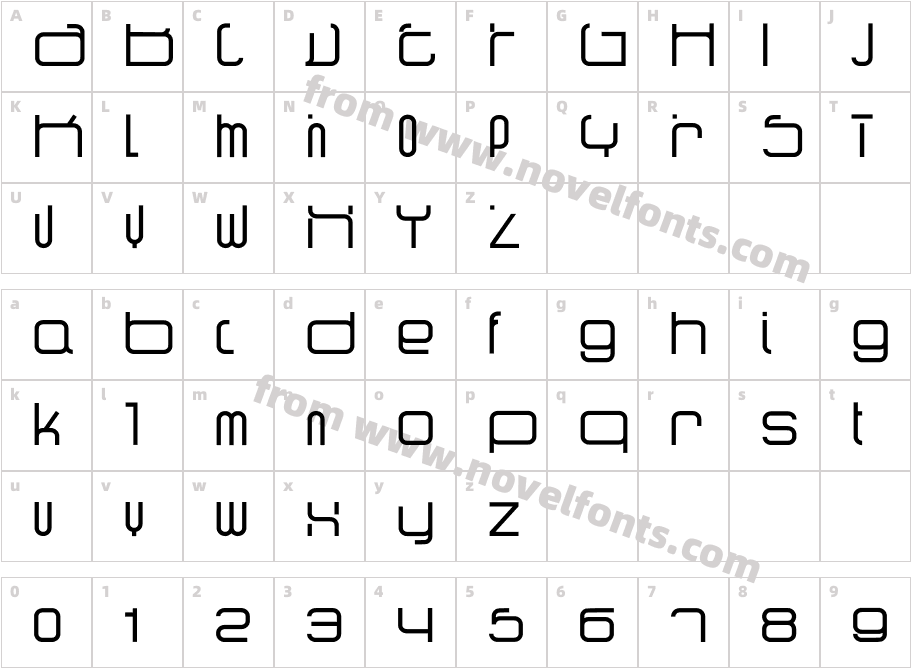 narm LPCharacter Map