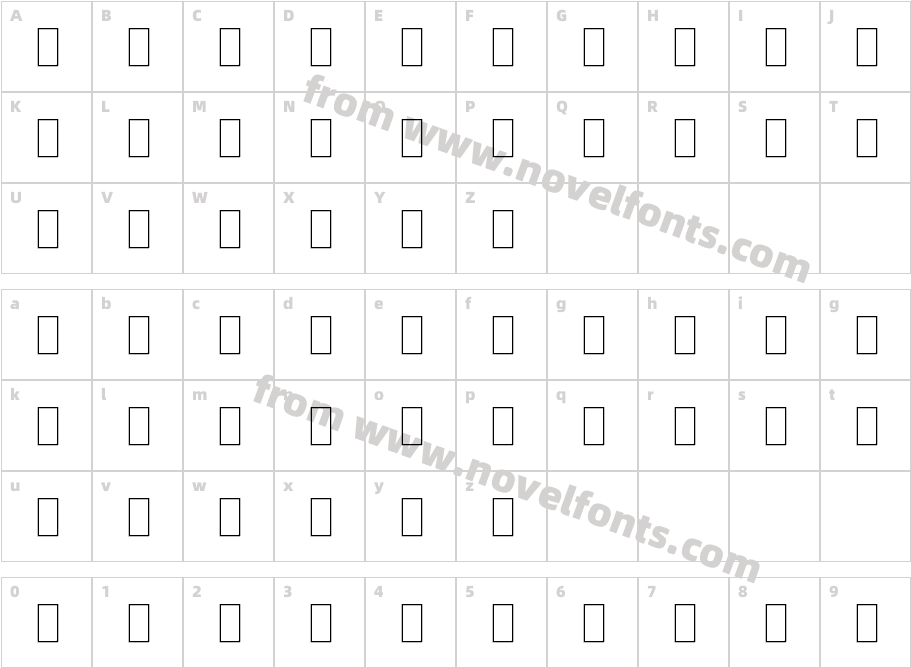 Noto Sans Adlam RegularCharacter Map