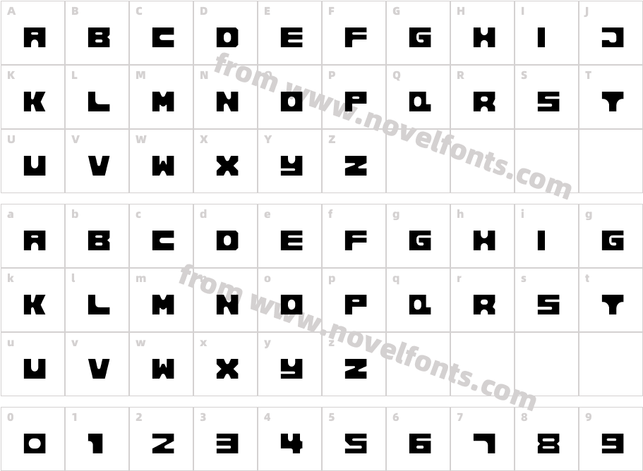 nls galactica roundCharacter Map