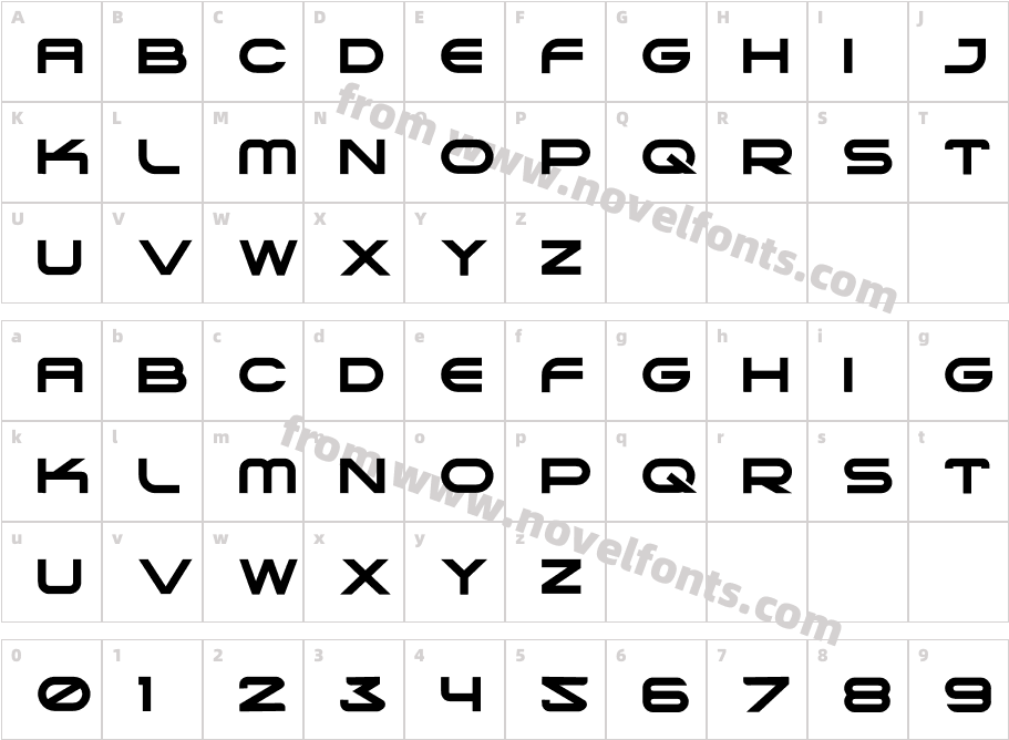 qoproCharacter Map