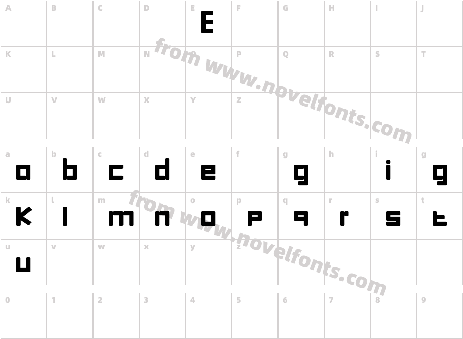 rangoCharacter Map