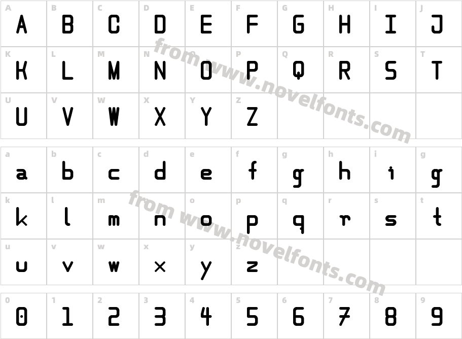 round [digitalio] RegularCharacter Map