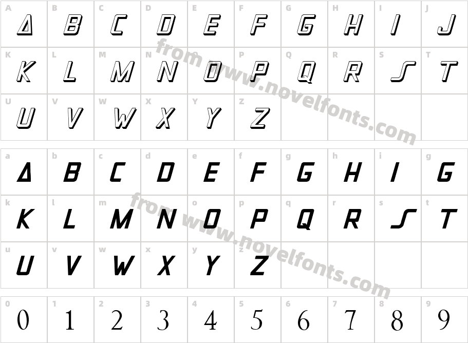 santacarlaCharacter Map
