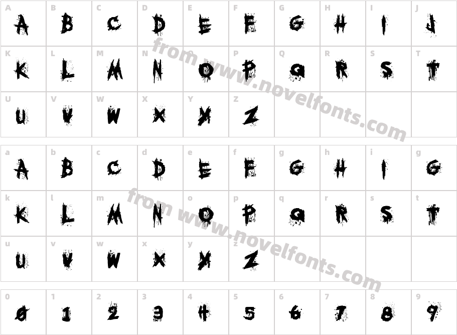 satan's islandCharacter Map