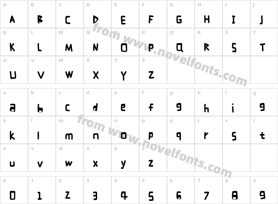 super simplyCharacter Map