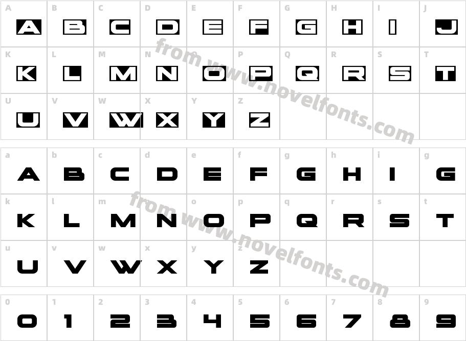 voxBOX ExpandedCharacter Map