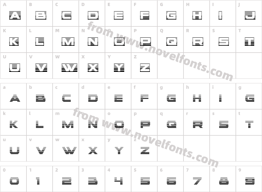 voxBOX GradientCharacter Map