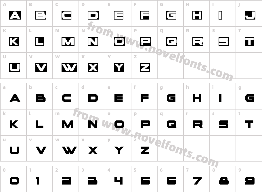 voxBOXCharacter Map