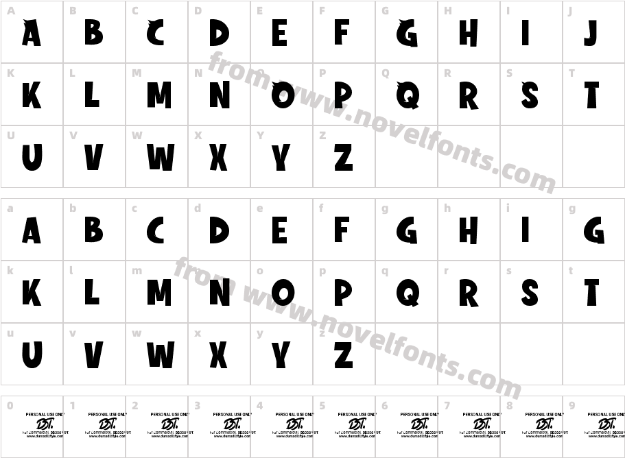 whoodyCharacter Map