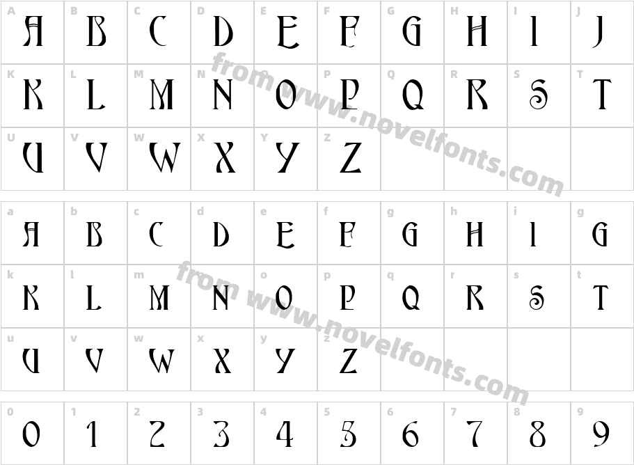 Nouveau-Extended NormalCharacter Map