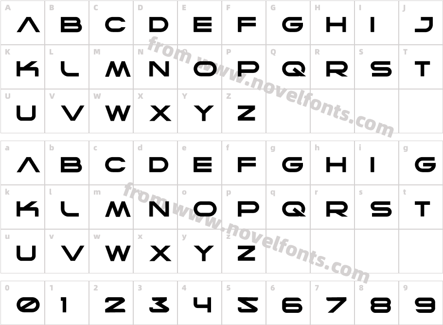 xeponCharacter Map