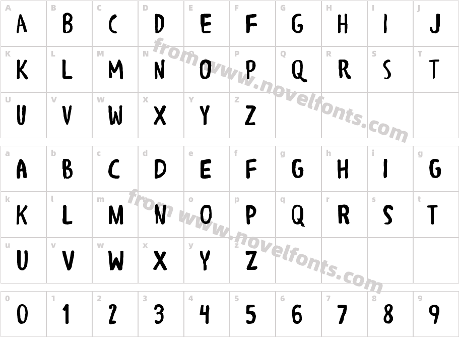 ALBOROTOCharacter Map