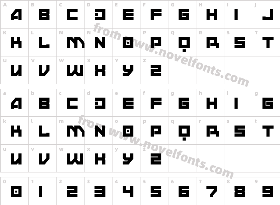 ANDMOREYCharacter Map