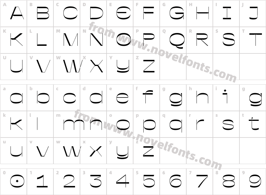 ARP Display 20Character Map